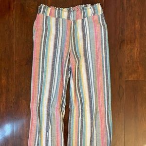 Striped beach pants